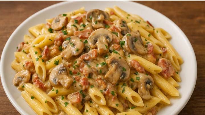 Salsa boscaiola: el secreto italiano de 8 ingredientes que cambia por completo tus pastas