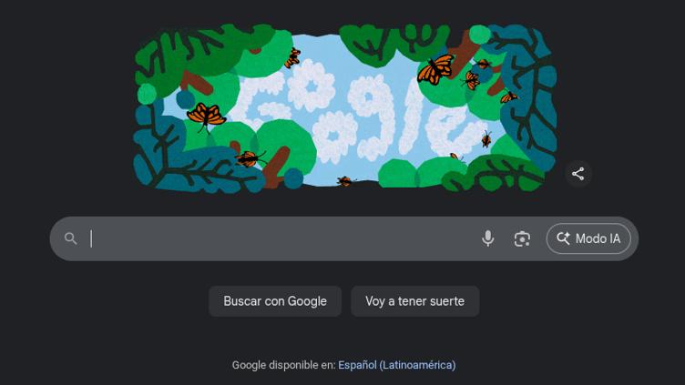 Con este Doodle celebra Google la llegada de la mariposa monarca 📸