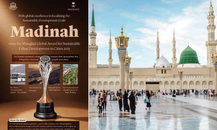 Madinah Munawwara Wins Major Global Award