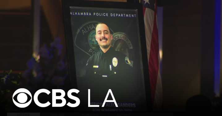 Alhambra honors police officer killed during pursuit