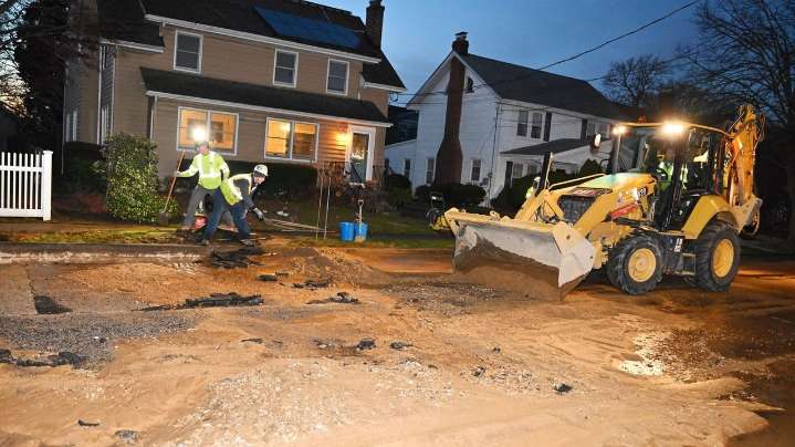 Water main break affects 3 Nassau communities; repairs made to most customers, Liberty Water says