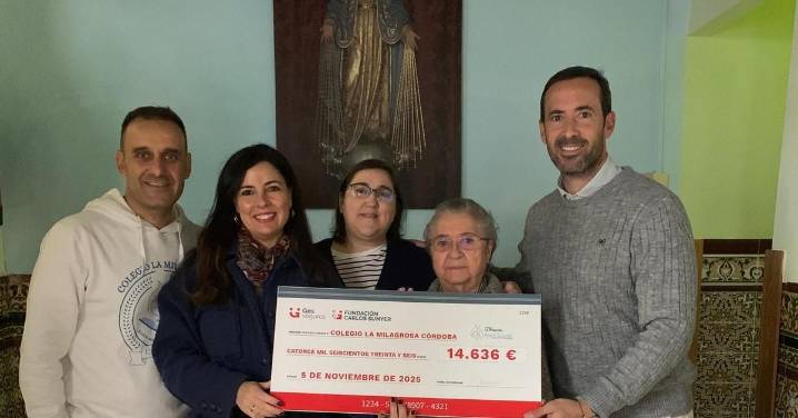 El colegio La Milagrosa de Córdoba, premiado por la Fundación Carlos Sunyer