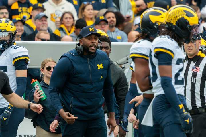 3 things we learned: Sherrone Moore won’t be trapped looking ahead