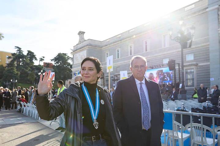 Ayuso recibe el alta tras sufrir una bajada de tensión a causa de una fuerte gastroenteritis