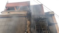 UP: Massive fire engulfs banquet hall in Gorakhpur, investigation under way