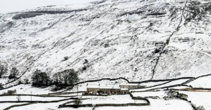 All the parts of UK set for snow next week - according to Met Office