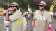 King, Wearing A Safari Hat, Makes A Rare Appearance At Mumbai Airport
