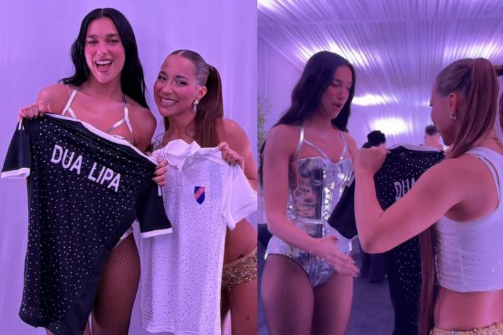 “Es maravillosa”: Princesa Alba le regala a Dua Lipa una camiseta de Colo Colo