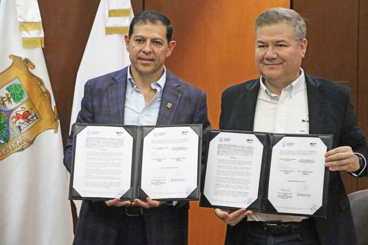 Firman UA de C y CDHEC convenio para promover la defensa de los derechos humanos