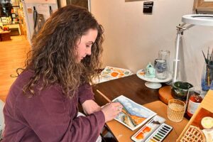 Little Bluebird Studios gives art enthusiasts a place to shop and learn in iconic building