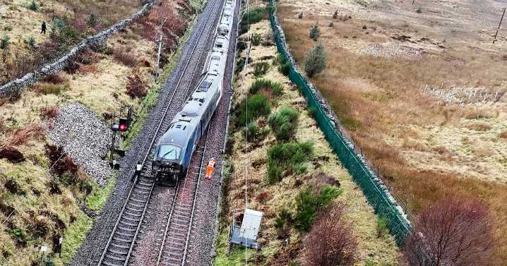 Railway line to reopen after 80mph train derailment