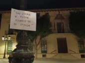 Aparecen carteles en Totana contra las declaraciones del edil no adscrito sobre el aborto