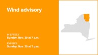 NY weather: Wind advisory in place for part of New York until Sunday evening
