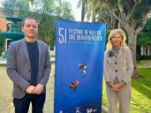 María José Rico traslada al director del Festival de Huelva de Cine Iberoamericano el compromiso del Gobierno con el certamen