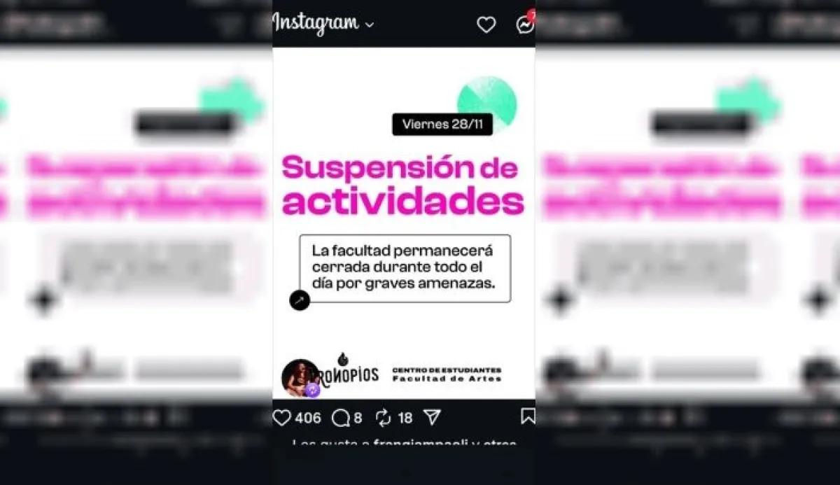 Pánico en la UNLP por amenaza de masacre: suspenden clases y evacúan facultades