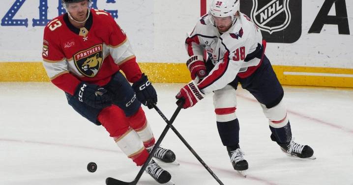 Marchand reaches 1,000 points, Reinhart scores twice as Panthers beat Capitals 6