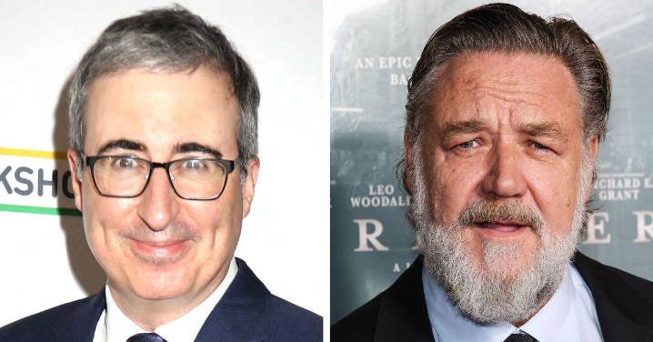 John Oliver's Wild Auction: Bid on Russell Crowe's Jockstrap to Save Public Media Goes Viral