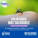 Fumigarán el Parque Central