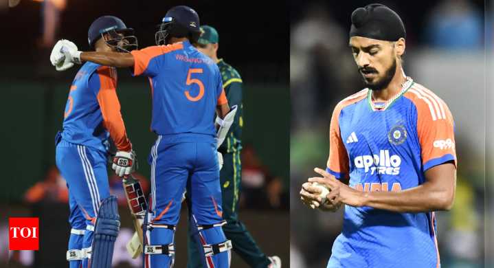 Arshdeep Singh, Washington Sundar star as India beat Australia to square series 1