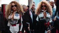 Beyonce Turns The F1 Grand Prix Into A Runway In A White Racing Bodysuit
