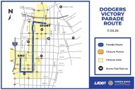 Here’s what you need to know about Monday’s LA Dodgers victory parade, stadium event