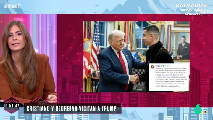 Nuria Roca, sobre el encuentro de Donald Trump y Cristiano: "A lo mejor se está postulando como un futuro Elon Musk"