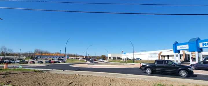New Roundabout Opens off North Bridge Street Shopping Plaza, Easing Access...