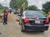 Colapsó un tramo de la vía Panamericana