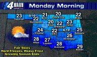 Beautiful Saturday ends with colder North winds, freeze on the way Statewide.
