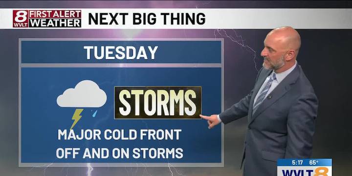 Rain and storms on the way for Tuesday, colder for Thanksgiving!