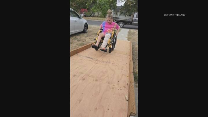 Friends of 9-year-old girl and stepfather recovering from motorcycle crash hosts fundraiser