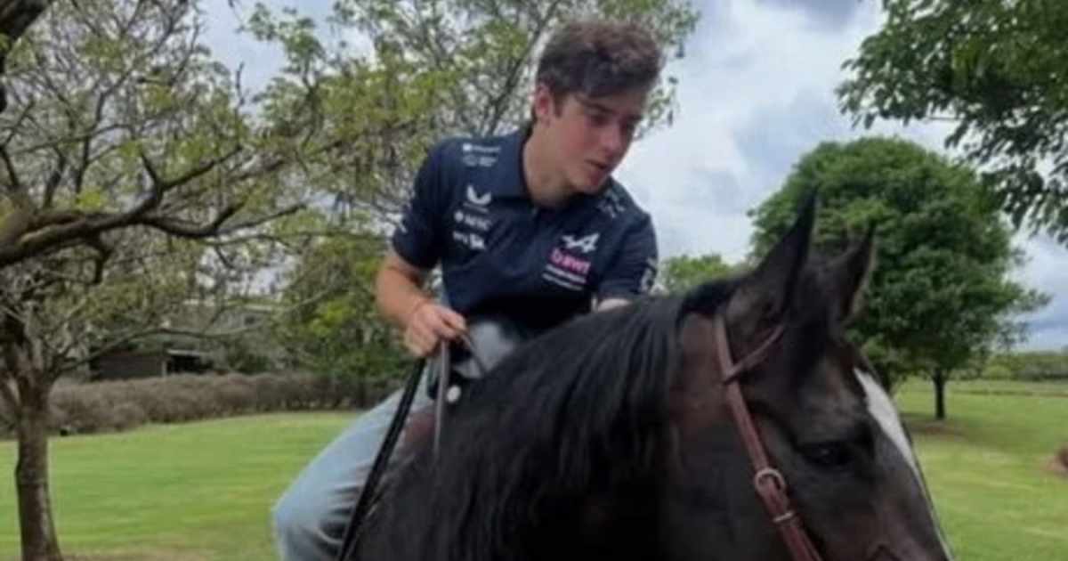 Franco Colapinto compartió un video con una canción de Wanda Nara y un guiño a la China Suárez