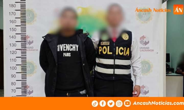 Huaraz: Policía captura a joven acusado de robar un celular durante una gresca en una discoteca