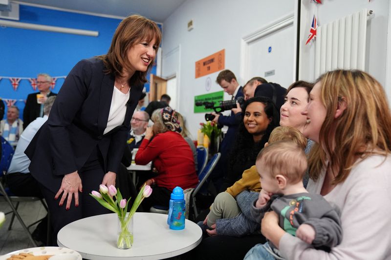 UK's Reeves fights criticism that she raised taxes to fund welfare