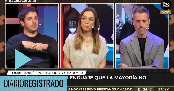 Tomás Trapé criticó la actualidad del peronismo: "El imaginario de la política está en Palermo y en los cafés de especialidad"