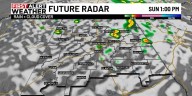 First Alert Weather: Chance for spotty, light showers Sunday