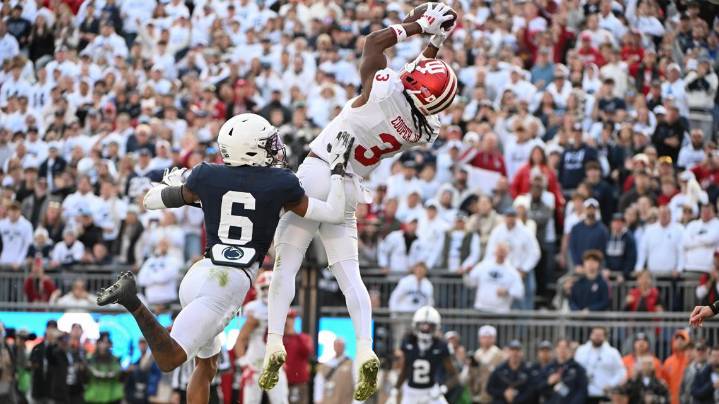 'A great blessing:' Lawrence North grad credited with college football 'catch of the year' in IU win
