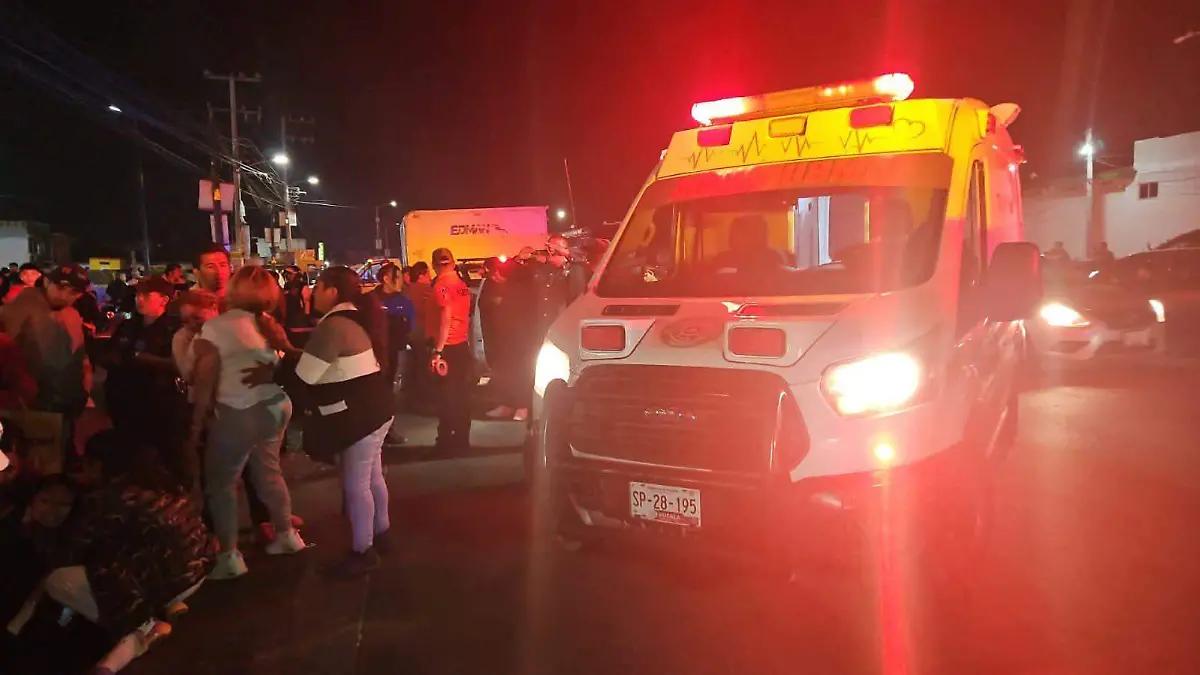 Accidente vial en Amozoc cobra la vida de un motociclista adolescente