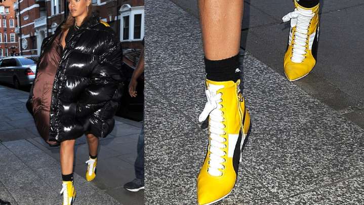 Rihanna's Most Outrageous Shoe Looks Though the Years, Photos