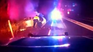[WATCH] NJ Cops Pull Unconscious Man From Burning Car