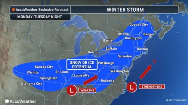 Wind gusts up to 40 mph in N.J. forecast for Friday. Updates on possible snow next week.