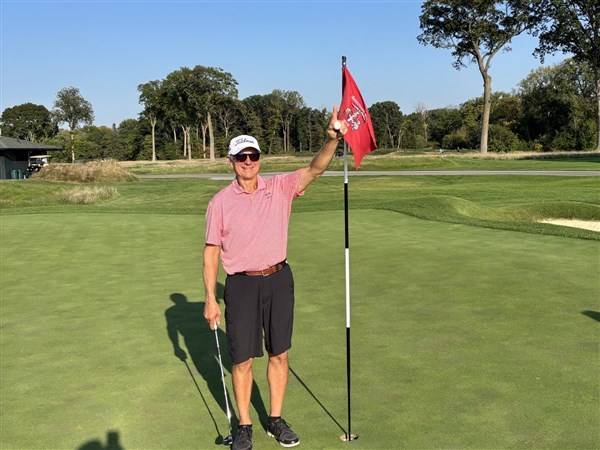Briggs: Dad gets first hole-in-one at Inverness. His son is the greenskeeper who cut the hole
