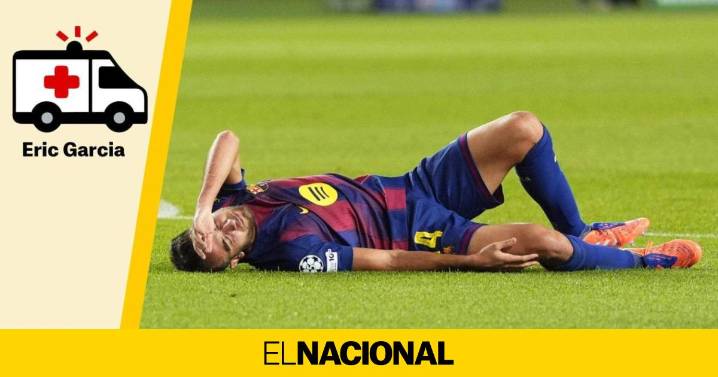 Lesión de Eric Garcia: qué le pasa, qué lesión tiene y cuánto tiempo estará de baja con el Barça