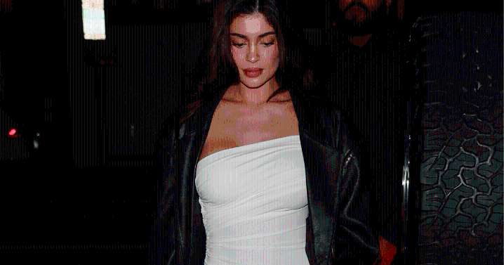 Kylie Jenner's White Sheer Dress Will Blow Your Mind