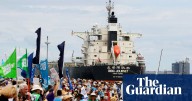 Rising Tide protest: climate activists stop three ships from entering world’s largest coal port in Newcastle