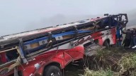 21 dead, 40 injured after bus falls 150 metres into ravine in Ecuador