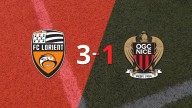 Liga de Francia: Lorient superó 3-1 a Nice con dos tantos de Sambou Soumano