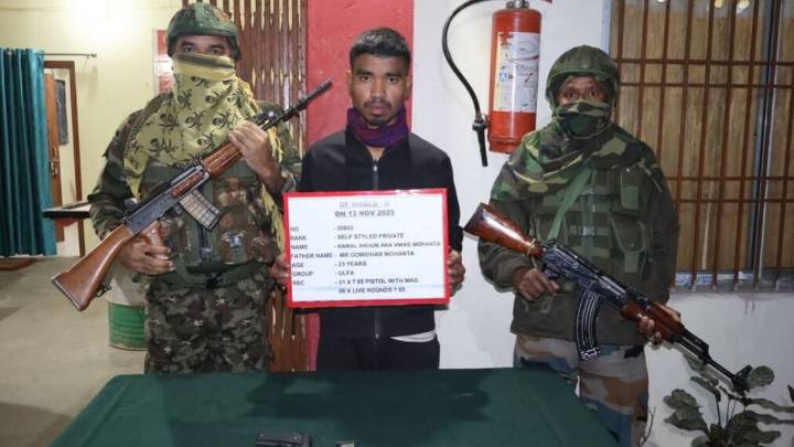 ULFA cadre surrenders to security forces in Arunachal Pradesh’s Tirap