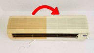 Con un truco casero y un ingrediente: cómo eliminar el color amarillo del aire acondicionado