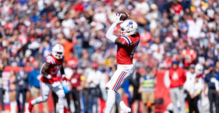 Patriots vs. Buccaneers Wednesday injury report: Kayshon Boutte among five non